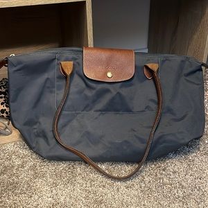 Longchamp Navy Tote